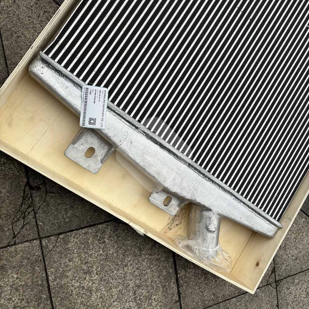 6251-61-5110 Engine Oil Cooler for Komatsu PC400-8, PC450-8 Excavators Komatsu-SAA6D125E-engine-oil-cooler-assembly-6251-61-5110
