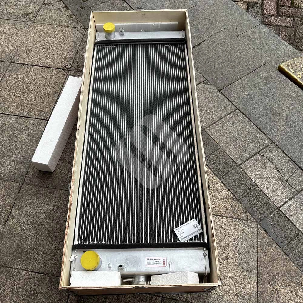 22B-03-41411 Engine Radiator for Komatsu PC138US-11, PC138USLC-11 Excavators Komatsu-PC138USLC-11-excavator-water-cooling-radiator-22B-03-41411