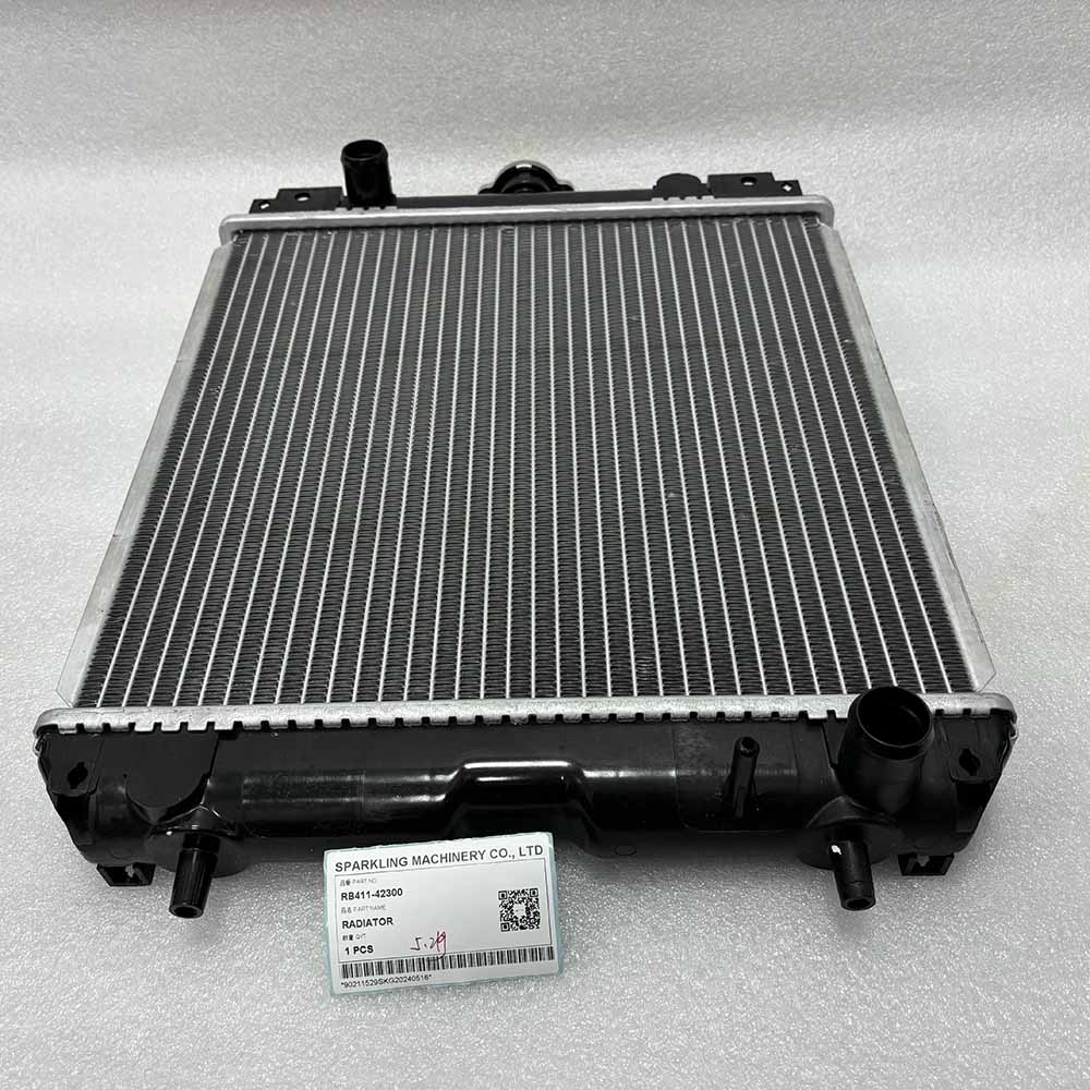 RB411-42300 Engine Radiator for Kubota U20, U25-3, U25S Mini Excavators RB411-42300-replacement-aluminum-radiator-core-for-Kubota-machinery