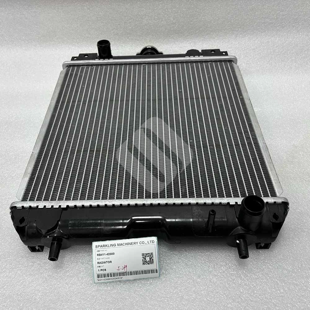 RB411-42300 Engine Radiator for Kubota U20, U25-3, U25S Mini Excavators RB411-42300-replacement-aluminum-radiator-core-for-Kubota-machinery