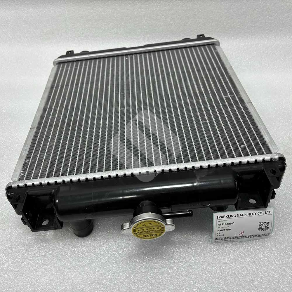 RB411-42300 Engine Radiator for Kubota U20, U25-3, U25S Mini Excavators Industrial-mini-excavator-jacket-water-radiator-RB411-42300