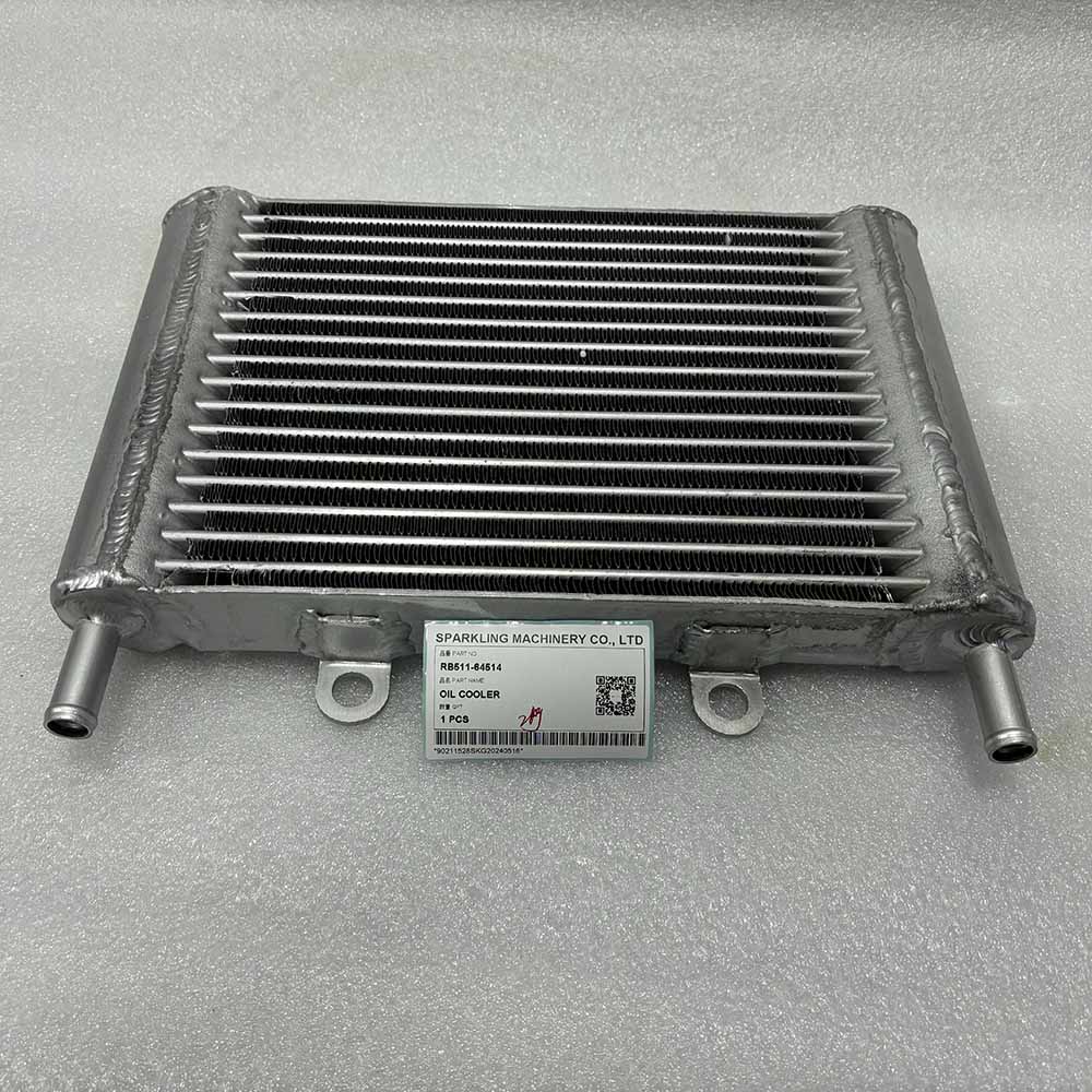RB511-64514 Hydraulic Oil Cooler for Kubota U25S Compact Excavator Kubota-U25S-engine-and-hydraulic-oil-cooler-RB511-64514