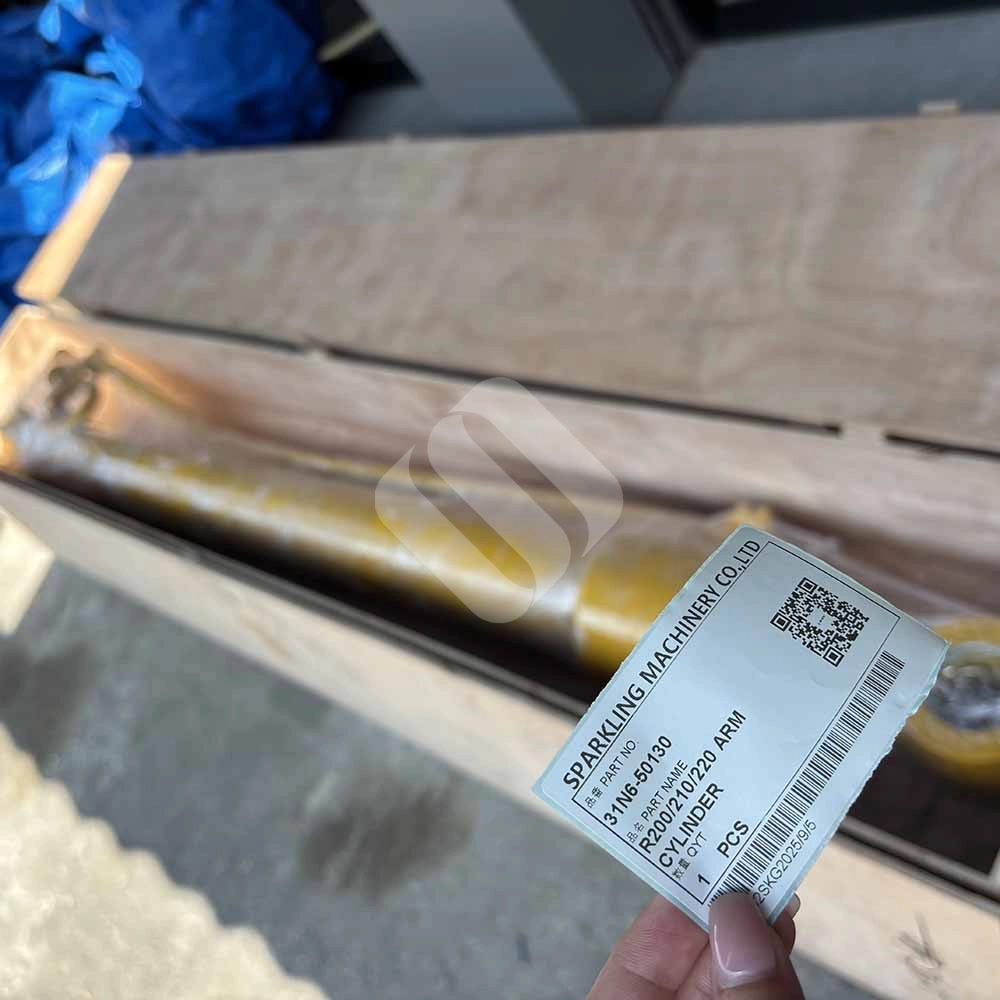 Hyundai HIGH-QUALITY EXCAVATOR PARTS MADE IN CHINA NEW 31N6-50130 R200 210 220 ARM CYLINDER SPARKLING MACHINERY Hyundai HIGH-QUALITY EXCAVATOR PARTS MADE IN CHINA NEW 31N6-50130 R200/210/220 ARM CYLINDER SPARKLING MACHINERY