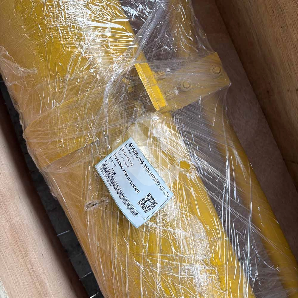 Hyundai HIGH-QUALITY EXCAVATOR PARTS MADE IN CHINA NEW 31N7-50132 R250 260 ARM CYLINDER SPARKLING MACHINERY Hyundai HIGH-QUALITY EXCAVATOR PARTS MADE IN CHINA NEW 31N7-50132 R250/260 ARM CYLINDER SPARKLING MACHINERY