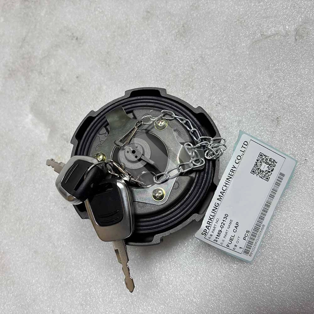 Hyundai HIGH-QUALITY EXCAVATOR PARTS MADE IN CHINA NEW 31M9-02130 FUEL CAP SPARKLING MACHINERY Hyundai HIGH-QUALITY EXCAVATOR PARTS MADE IN CHINA NEW 31M9-02130 FUEL CAP SPARKLING MACHINERY