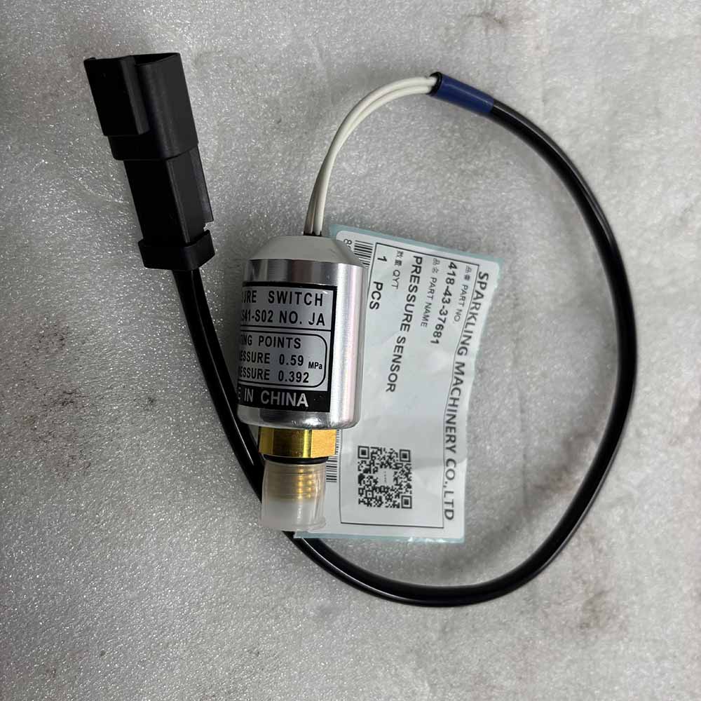KOMATSU HIGH-QUALITY EXCAVATOR PARTS MADE IN CHINA NEW HD325 HD405 HM250 HM300 418-43-37681 PRESSURE SENSOR SPARKLING MACHINERY