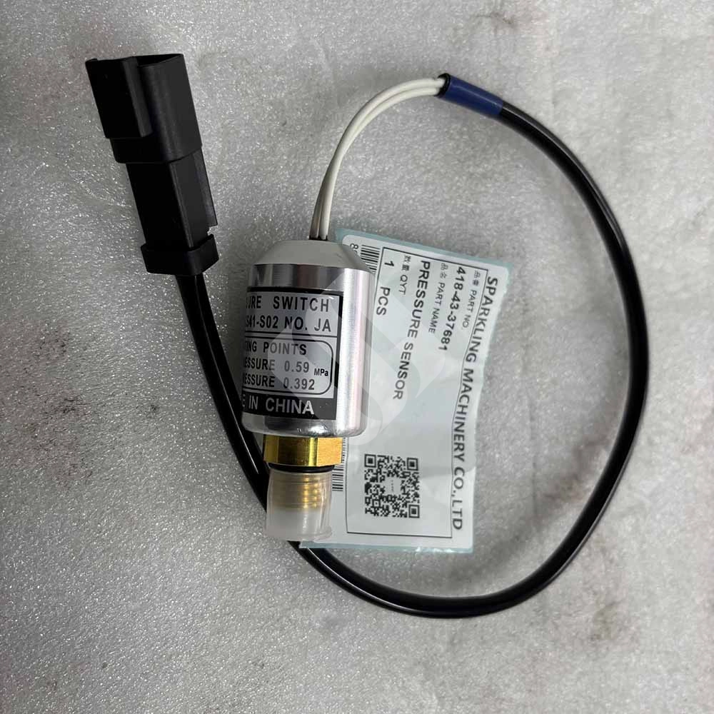 KOMATSU HIGH-QUALITY EXCAVATOR PARTS MADE IN CHINA NEW HD325 HD405 HM250 HM300 418-43-37681 PRESSURE SENSOR SPARKLING MACHINERY KOMATSU HIGH-QUALITY EXCAVATOR PARTS MADE IN CHINA NEW HD325 HD405 HM250 HM300 418-43-37681 PRESSURE SENSOR SPARKLING MACHINERY