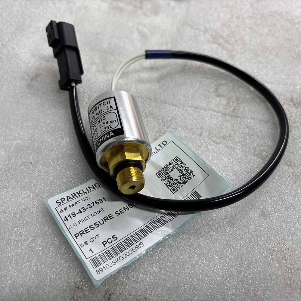 KOMATSU HIGH-QUALITY EXCAVATOR PARTS MADE IN CHINA NEW HD325 HD405 HM250 HM300 418-43-37681 PRESSURE SENSOR SPARKLING MACHINERY