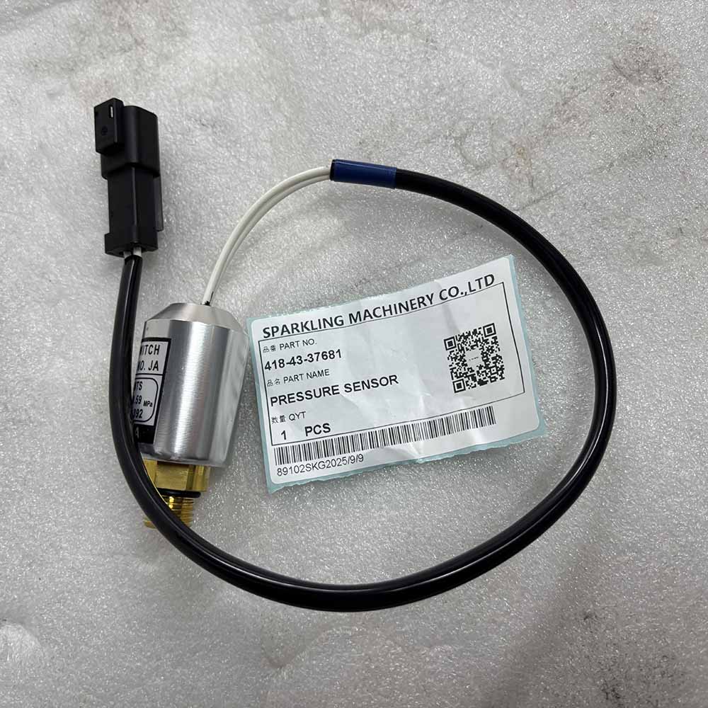 KOMATSU HIGH-QUALITY EXCAVATOR PARTS MADE IN CHINA NEW HD325 HD405 HM250 HM300 418-43-37681 PRESSURE SENSOR SPARKLING MACHINERY