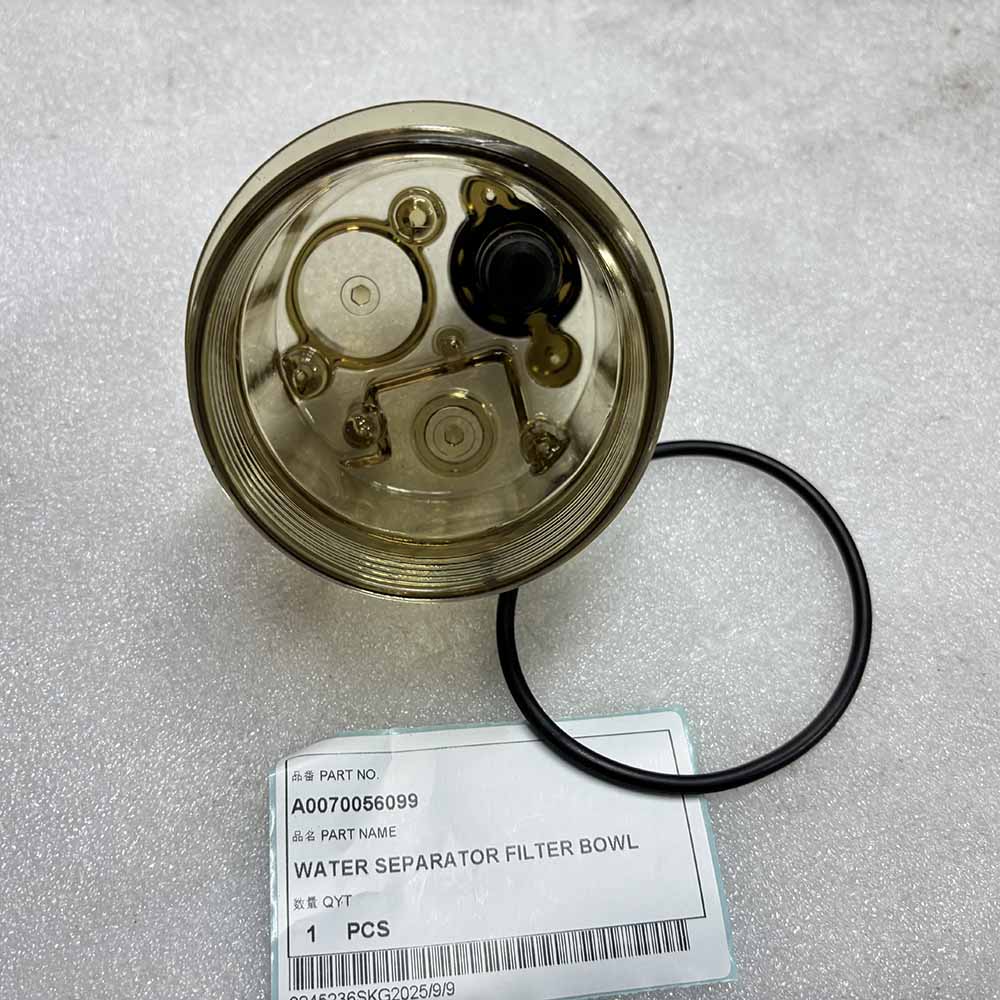 HIGH-QUALITY EXCAVATOR PARTS MADE IN CHINA NEW A0070056099 WATER SEPARATOR FILTER BOWL SPARKLING MACHINERY