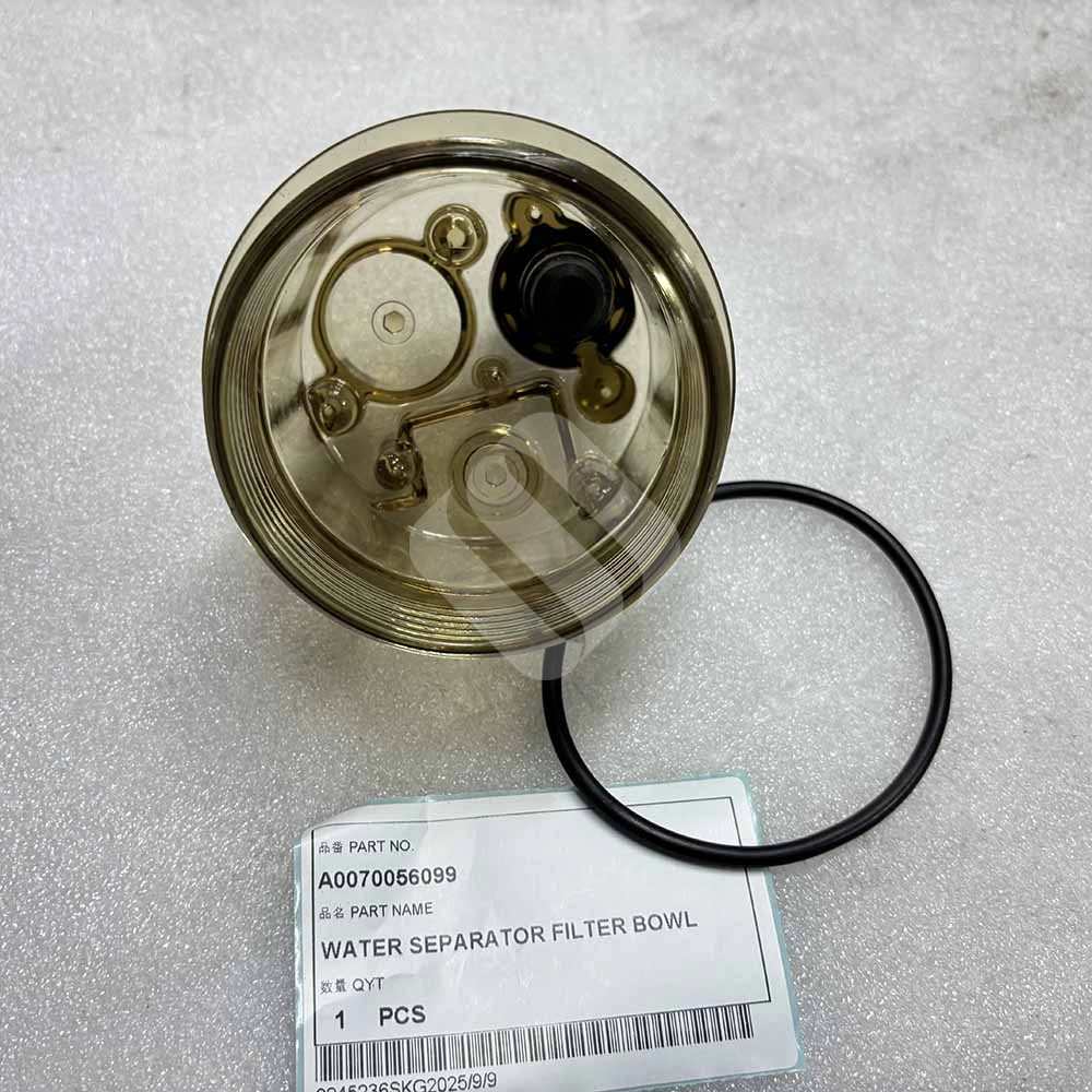 HIGH-QUALITY EXCAVATOR PARTS MADE IN CHINA NEW A0070056099 WATER SEPARATOR FILTER BOWL SPARKLING MACHINERY HIGH-QUALITY EXCAVATOR PARTS MADE IN CHINA NEW A0070056099 WATER SEPARATOR FILTER BOWL SPARKLING MACHINERY