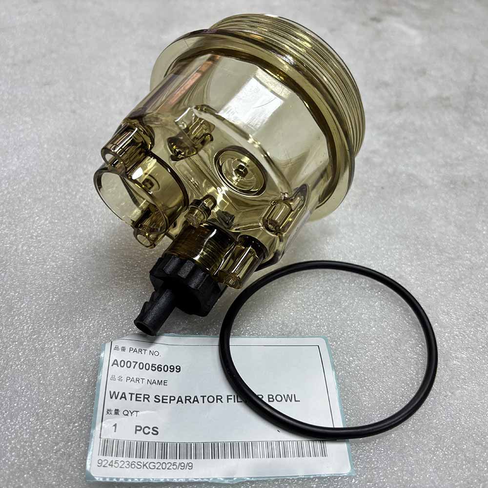 HIGH-QUALITY EXCAVATOR PARTS MADE IN CHINA NEW A0070056099 WATER SEPARATOR FILTER BOWL SPARKLING MACHINERY