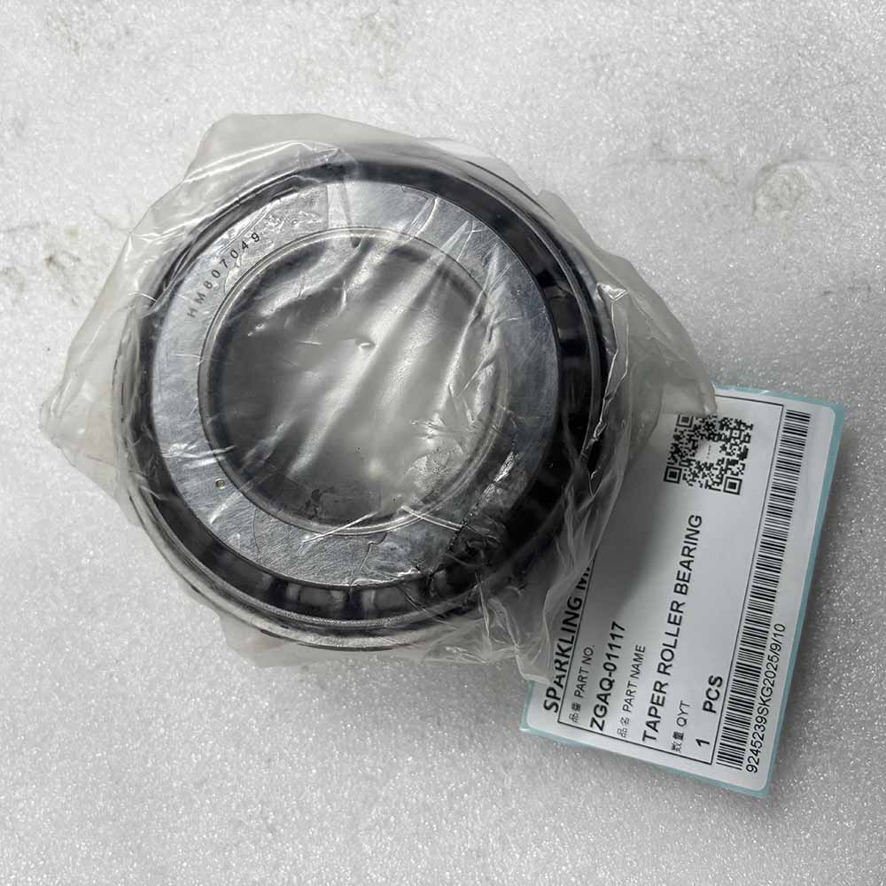 HYUNDAI HIGH-QUALITY EXCAVATOR PARTS MADE IN CHINA NEW HW210 R170W9 R200W7 R200W7A ZGAQ-01117 TAPER ROLLER BEARING SPARKLING MACHINERY