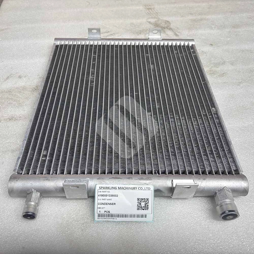 XCMG HIGH-QUALITY EXCAVATOR PARTS MADE IN CHINA NEW 4190001338002 CONDENSER SPARKLING MACHINERY XCMG HIGH-QUALITY EXCAVATOR PARTS MADE IN CHINA NEW 4190001338002 CONDENSER SPARKLING MACHINERY