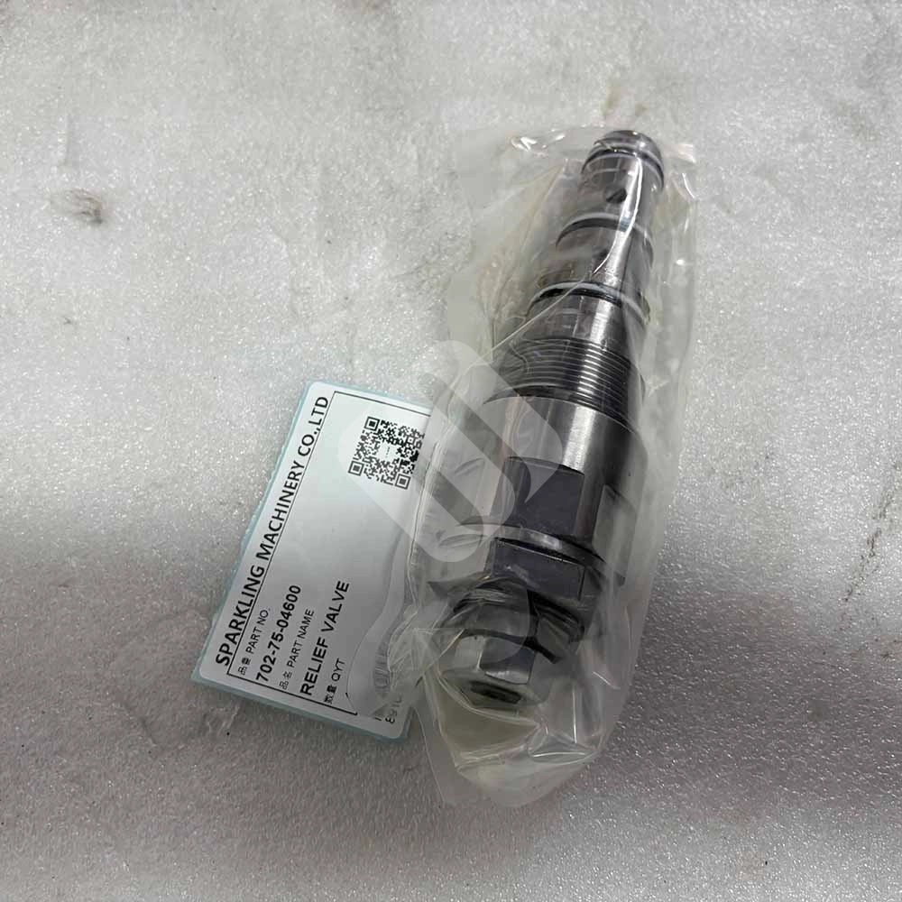 KOMATSU HIGH-QUALITY EXCAVATOR PARTS MADE IN CHINA NEW BR200S BR550JG BR580JG PC270 PC270LL 702-75-04600 RELIEF VALVE SPARKLING MACHINERY KOMATSU HIGH-QUALITY EXCAVATOR PARTS MADE IN CHINA NEW BR200S BR550JG BR580JG PC270 PC270LL 702-75-04600 RELIEF VALVE SPARKLING MACHINERY