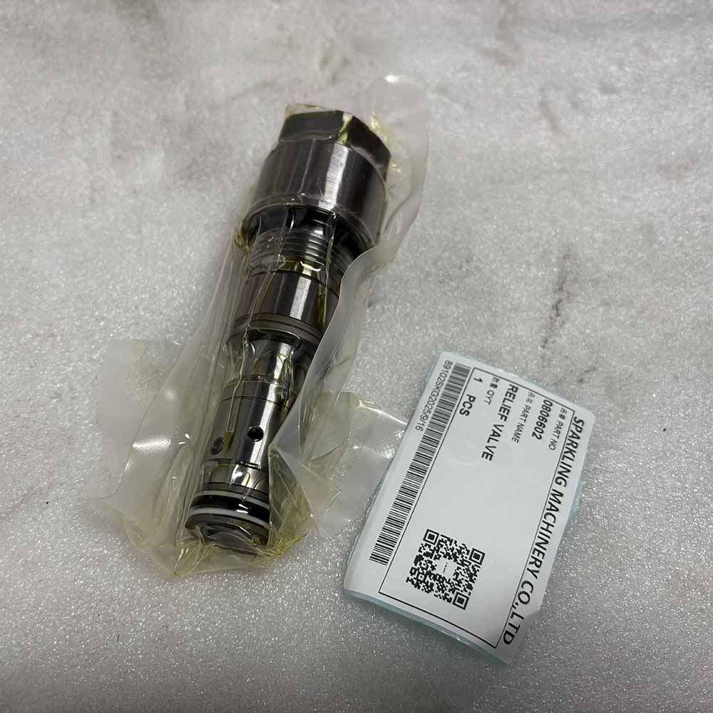 Hitachi HIGH-QUALITY EXCAVATOR PARTS MADE IN CHINA NEW EX1200-6 ZX1000K-3 ZX400L-5G ZX400R-3 0806602 RELIEF VALVE SPARKLING MACHINERY