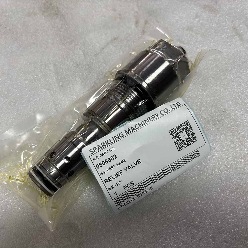 Hitachi HIGH-QUALITY EXCAVATOR PARTS MADE IN CHINA NEW EX1200-6 ZX1000K-3 ZX400L-5G ZX400R-3 0806602 RELIEF VALVE SPARKLING MACHINERY