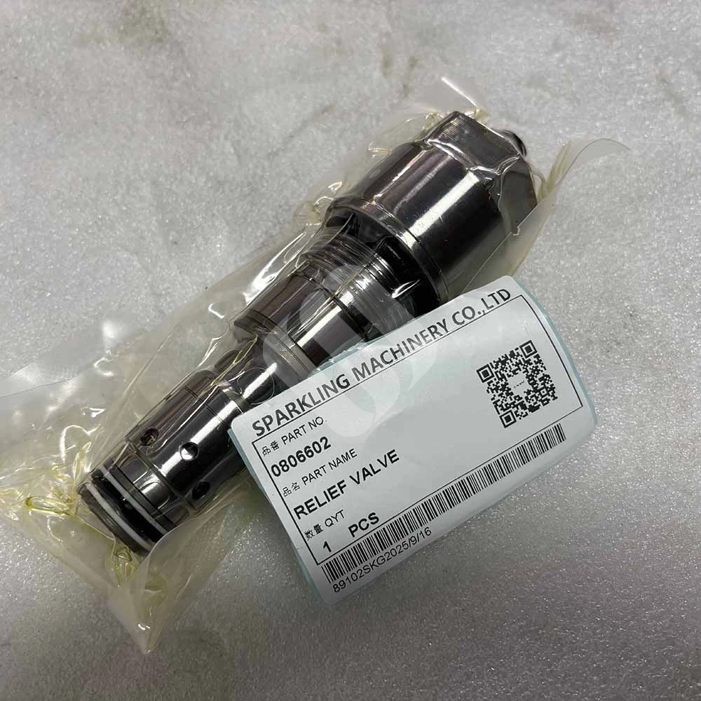 Hitachi HIGH-QUALITY EXCAVATOR PARTS MADE IN CHINA NEW EX1200-6 ZX1000K-3 ZX400L-5G ZX400R-3 0806602 RELIEF VALVE SPARKLING MACHINERY Hitachi HIGH-QUALITY EXCAVATOR PARTS MADE IN CHINA NEW EX1200-6 ZX1000K-3 ZX400L-5G ZX400R-3 0806602 RELIEF VALVE SPARKLING MACHINERY
