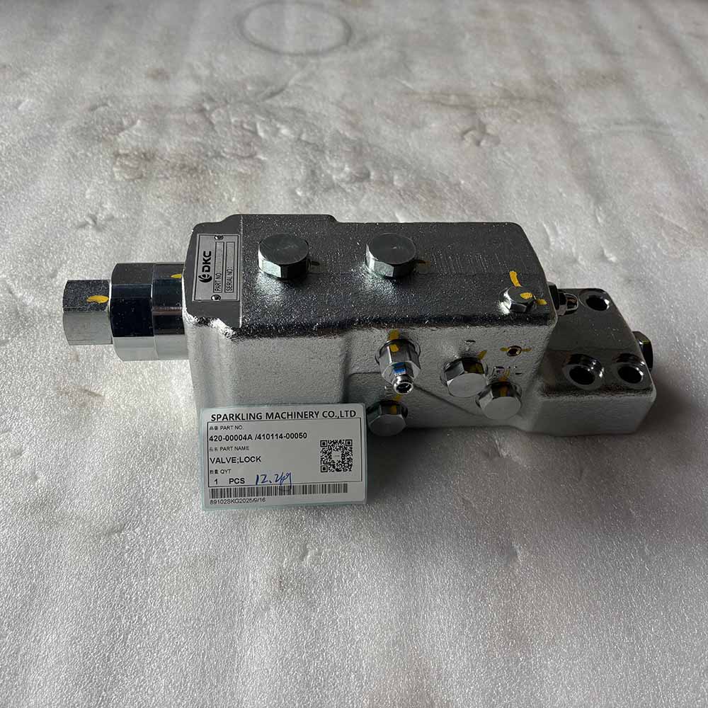 KOMATSU HIGH-QUALITY EXCAVATOR PARTS MADE IN CHINA NEW DX210W DX225 DX300 420-00004A / 410114-00050 VALVE;LOCK SPARKLING MACHINERY