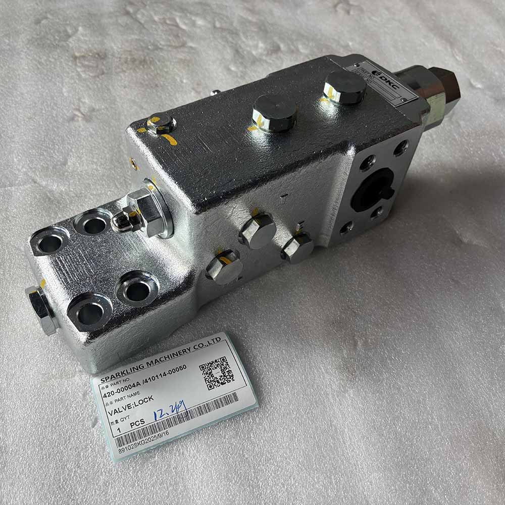 KOMATSU HIGH-QUALITY EXCAVATOR PARTS MADE IN CHINA NEW DX210W DX225 DX300 420-00004A / 410114-00050 VALVE;LOCK SPARKLING MACHINERY