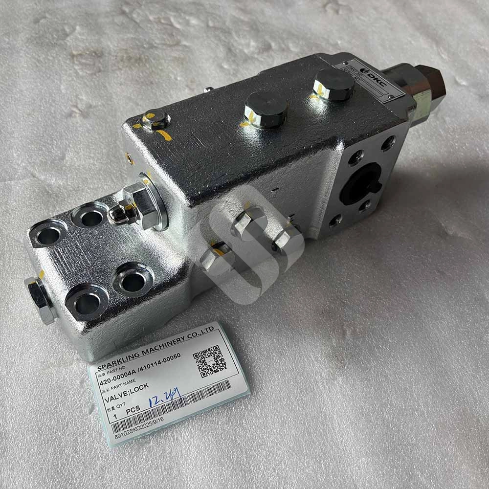 KOMATSU HIGH-QUALITY EXCAVATOR PARTS MADE IN CHINA NEW DX210W DX225 DX300 420-00004A 410114-00050 VALVE;LOCK SPARKLING MACHINERY KOMATSU HIGH-QUALITY EXCAVATOR PARTS MADE IN CHINA NEW DX210W DX225 DX300 420-00004A / 410114-00050 VALVE;LOCK SPARKLING MACHINERY