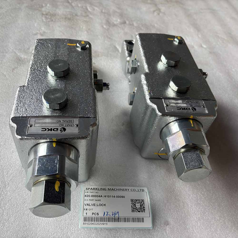 KOMATSU HIGH-QUALITY EXCAVATOR PARTS MADE IN CHINA NEW DX210W DX225 DX300 420-00004A / 410114-00050 VALVE;LOCK SPARKLING MACHINERY
