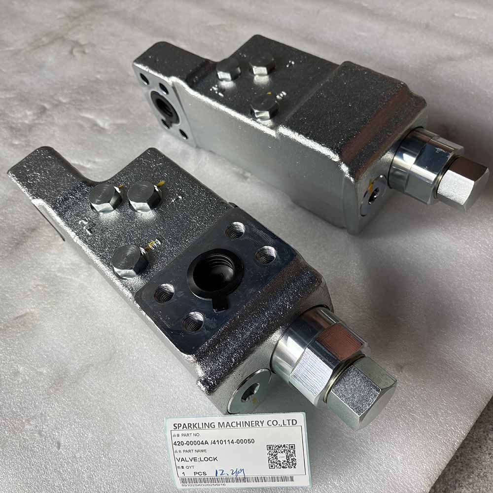 KOMATSU HIGH-QUALITY EXCAVATOR PARTS MADE IN CHINA NEW DX210W DX225 DX300 420-00004A / 410114-00050 VALVE;LOCK SPARKLING MACHINERY