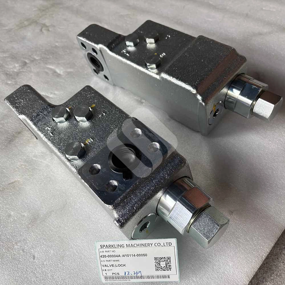 KOMATSU HIGH-QUALITY EXCAVATOR PARTS MADE IN CHINA NEW DX210W DX225 DX300 420-00004A 410114-00050 VALVE;LOCK SPARKLING MACHINERY KOMATSU HIGH-QUALITY EXCAVATOR PARTS MADE IN CHINA NEW DX210W DX225 DX300 420-00004A / 410114-00050 VALVE;LOCK SPARKLING MACHINERY