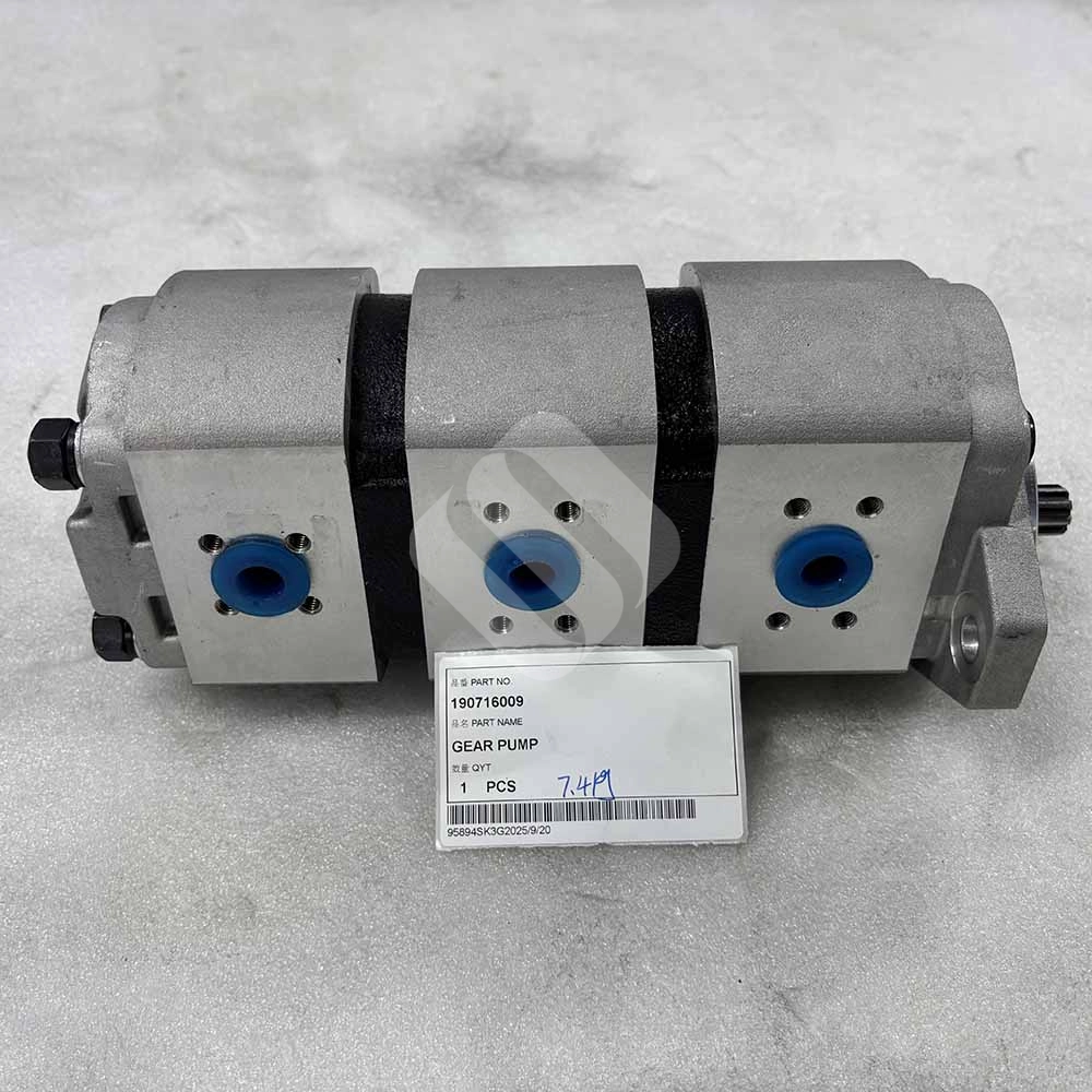 HIGH-QUALITY EXCAVATOR PARTS MADE IN CHINA NEW 190716009 GEAR PUMP SPARKLING MACHINERY HIGH-QUALITY EXCAVATOR PARTS MADE IN CHINA NEW 190716009 GEAR PUMP SPARKLING MACHINERY