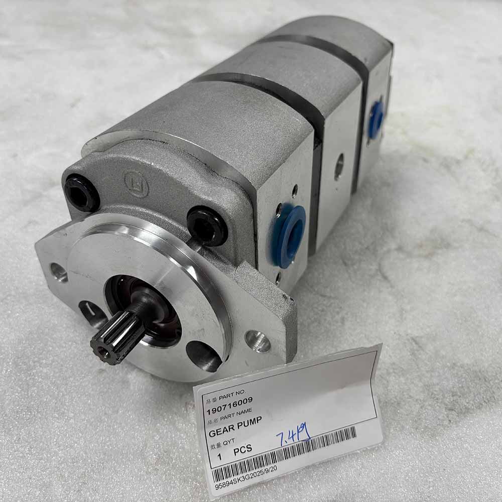 HIGH-QUALITY EXCAVATOR PARTS MADE IN CHINA NEW 190716009 GEAR PUMP SPARKLING MACHINERY