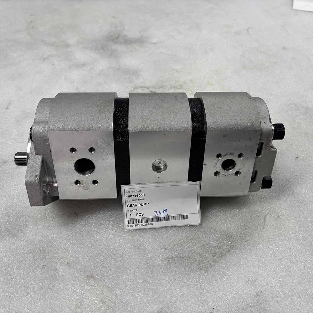 HIGH-QUALITY EXCAVATOR PARTS MADE IN CHINA NEW 190716009 GEAR PUMP SPARKLING MACHINERY