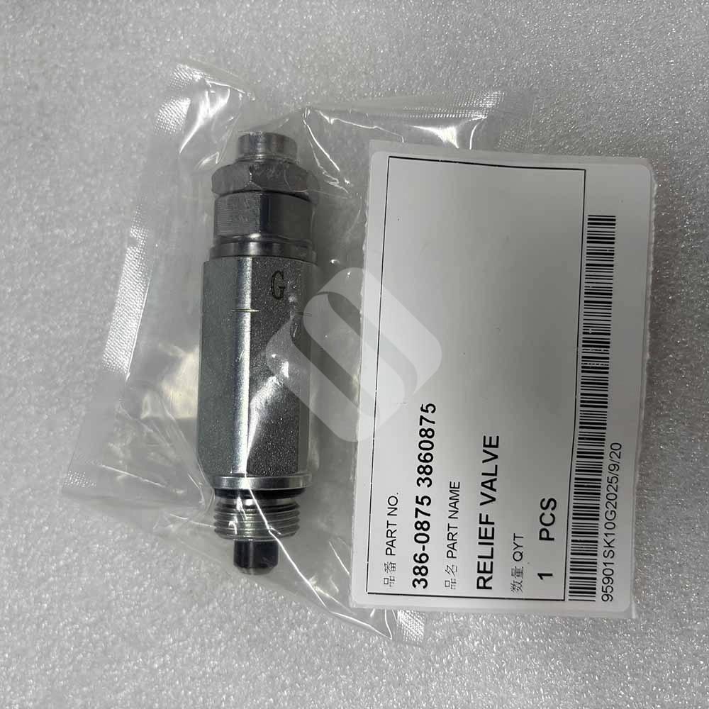Caterpillar HIGH-QUALITY EXCAVATOR PARTS MADE IN CHINA NEW 302.7D 386-0875 3860875 RELIEF VALVE SPARKLING MACHINERY Caterpillar HIGH-QUALITY EXCAVATOR PARTS MADE IN CHINA NEW 302.7D 386-0875 3860875 RELIEF VALVE SPARKLING MACHINERY