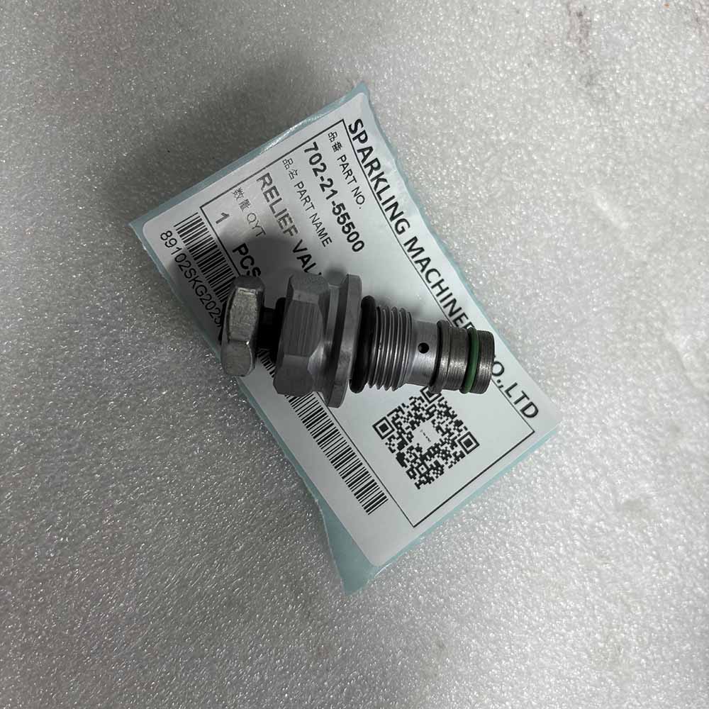 KOMATSU HIGH-QUALITY EXCAVATOR PARTS MADE IN CHINA NEW D475A D475ASD D65EX D65PX D65WX 702-21-55500 RELIEF VALVE SPARKLING MACHINERY