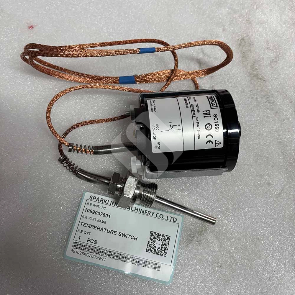 Atlas Copco HIGH-QUALITY EXCAVATOR PARTS MADE IN CHINA NEW 1089037601 TEMPERATURE SWITCH SPARKLING MACHINERY Atlas Copco HIGH-QUALITY EXCAVATOR PARTS MADE IN CHINA NEW 1089037601 TEMPERATURE SWITCH SPARKLING MACHINERY