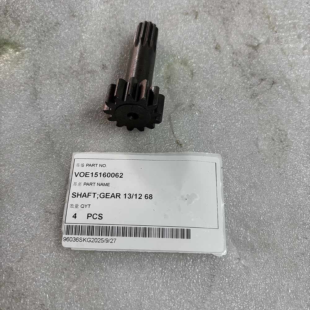 HIGH-QUALITY VOE15160062 Gear Shaft 13ET/12ES/68L for Volvo Construction Equipment EC15C EC15D EC17C EC18C Excavator