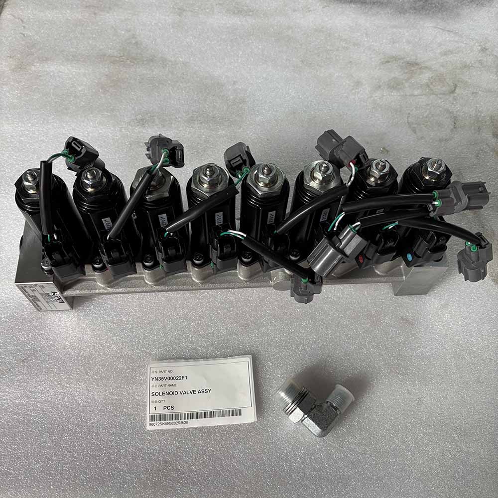 Kobelco HIGH-QUALITY EXCAVATOR PARTS MADE IN CHINA NEW YN35V00022F1 SOLENOID VALVE ASSY SPARKLING MACHINERY