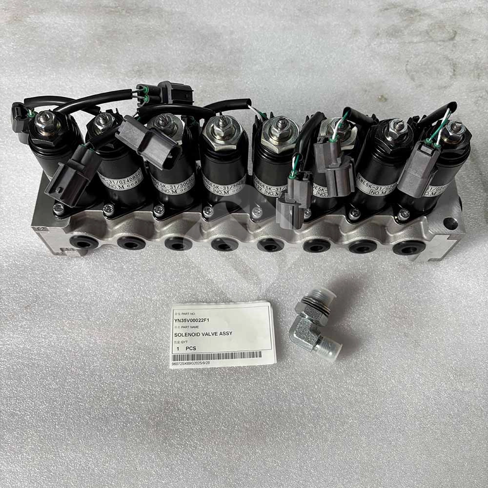 HIGH-QUALITY EXCAVATOR PARTS MADE IN CHINA NEW YN35V00022F1 SOLENOID VALVE ASSY SPARKLING MACHINERY Kobelco HIGH-QUALITY EXCAVATOR PARTS MADE IN CHINA NEW YN35V00022F1 SOLENOID VALVE ASSY SPARKLING MACHINERY