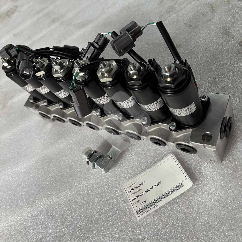 HIGH-QUALITY EXCAVATOR PARTS MADE IN CHINA NEW YN35V00022F1 SOLENOID VALVE ASSY SPARKLING MACHINERY Kobelco HIGH-QUALITY EXCAVATOR PARTS MADE IN CHINA NEW YN35V00022F1 SOLENOID VALVE ASSY SPARKLING MACHINERY