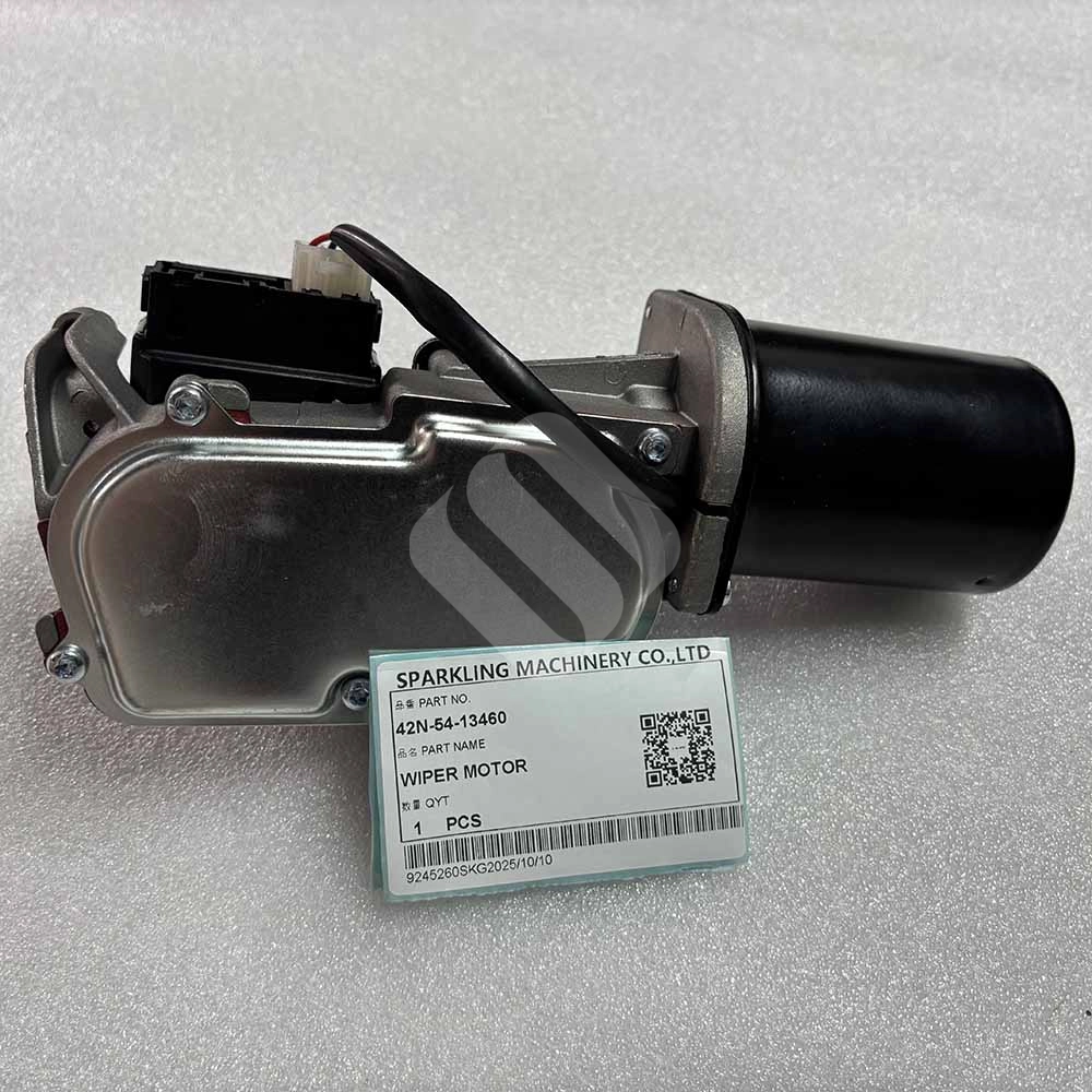 HIGH-QUALITY 42N-54-13460 WIPER MOTOR for KOMATSU Construction Equipment WB91 WB93 WB97 WB146 WB156 Excavator HIGH-QUALITY 42N-54-13460 WIPER MOTOR for KOMATSU Construction Equipment WB91 WB93 WB97 WB146 WB156 Excavator
