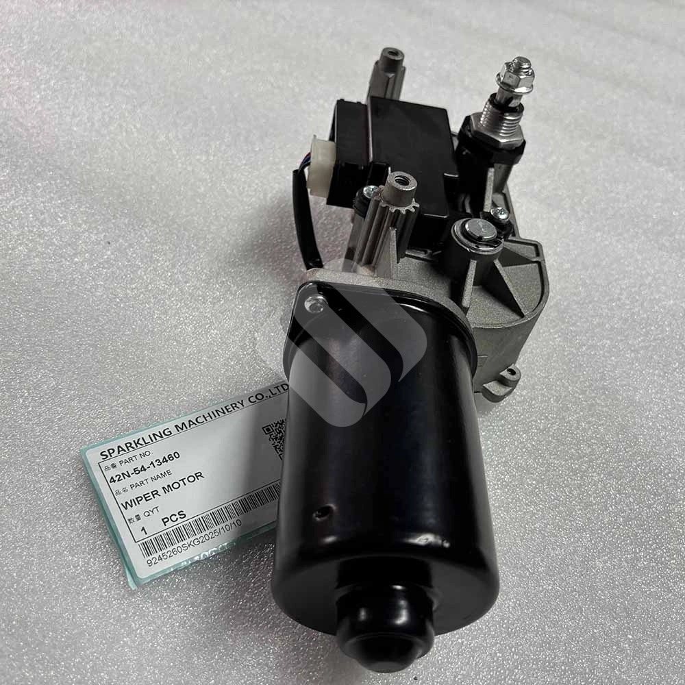 HIGH-QUALITY 42N-54-13460 WIPER MOTOR for KOMATSU Construction Equipment WB91 WB93 WB97 WB146 WB156 Excavator HIGH-QUALITY 42N-54-13460 WIPER MOTOR for KOMATSU Construction Equipment WB91 WB93 WB97 WB146 WB156 Excavator
