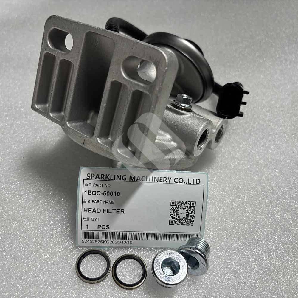 Doosan HIGH-QUALITY EXCAVATOR PARTS MADE IN CHINA NEW 1BQC-50010 HEAD FILTER SPARKLING MACHINERY Doosan HIGH-QUALITY EXCAVATOR PARTS MADE IN CHINA NEW 1BQC-50010 HEAD FILTER SPARKLING MACHINERY
