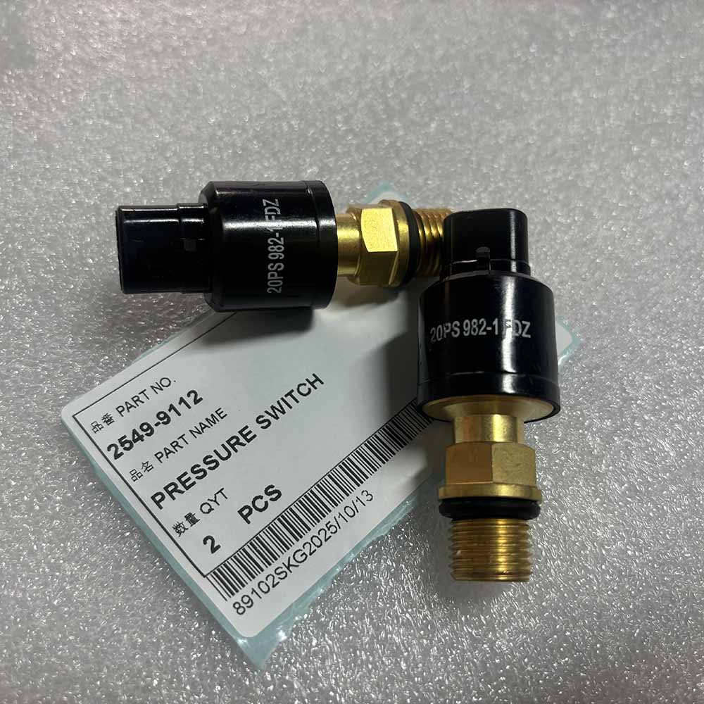 HIGH-QUALITY 2549-9112 Pressure Switch Sensor for Doosan(Daewoo) Construction Equipment DH220-5 DH215-5 DH225-5 DH220-7 DH225-7 DH300-7 DH300-9 DX140W Excavator HIGH-QUALITY 2549-9112 Pressure Switch Sensor for Doosan(Daewoo) Construction Equipment DH220-5 DH215-5 DH225-5 DH220-7 DH225-7 DH300-7 DH300-9 DX140W Excavator