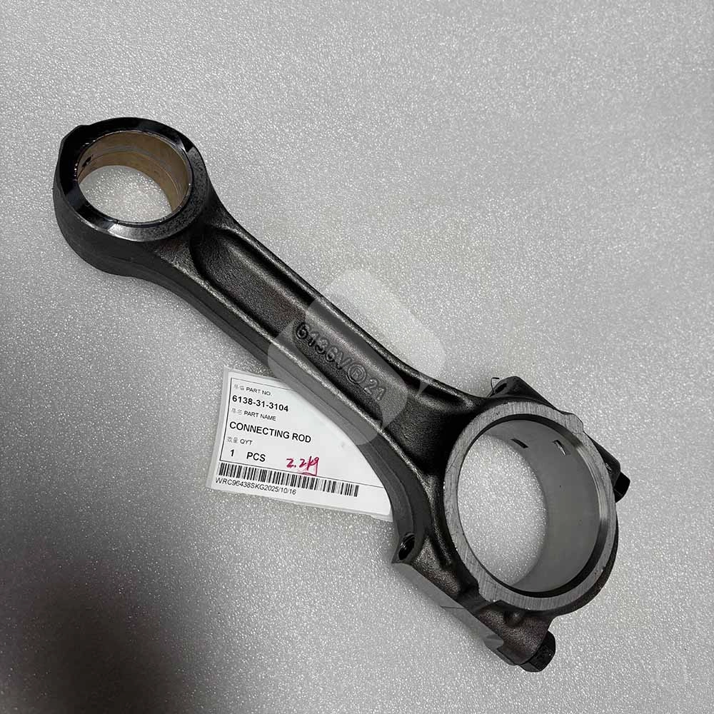 HIGH-QUALITY 6138-31-3104 Connecting Rod Assembly for Komatsu Construction Equipment S6D110, SA6D110 Excavator HIGH-QUALITY 6138-31-3104 Connecting Rod Assembly for Komatsu Construction Equipment S6D110, SA6D110 Excavator