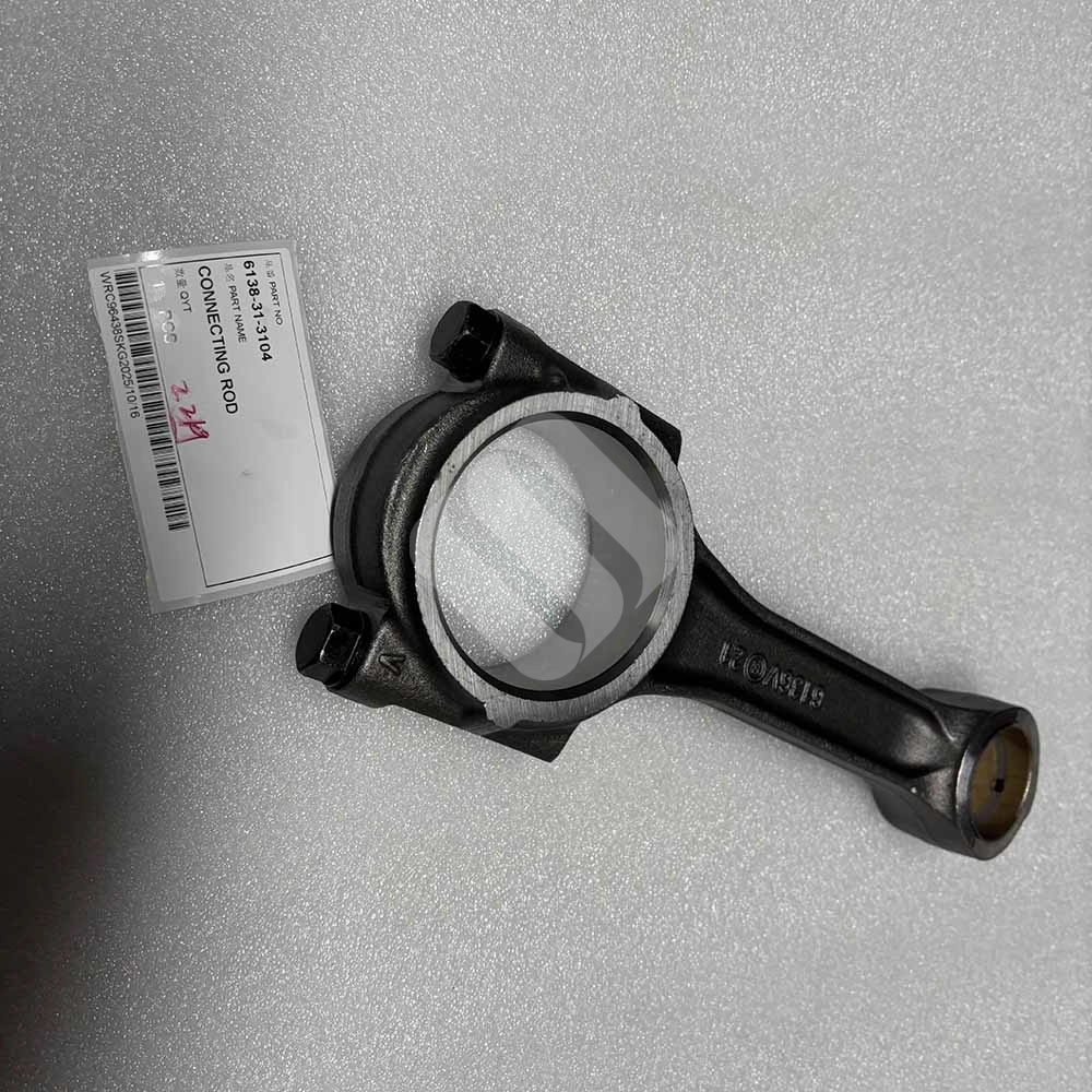 HIGH-QUALITY 6138-31-3104 Connecting Rod Assembly for Komatsu Construction Equipment S6D110, SA6D110 Excavator HIGH-QUALITY 6138-31-3104 Connecting Rod Assembly for Komatsu Construction Equipment S6D110, SA6D110 Excavator