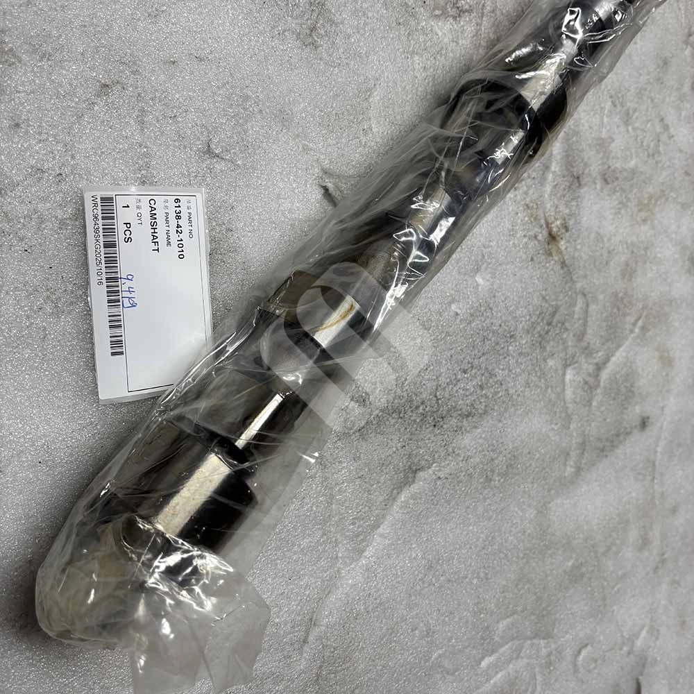 HIGH-QUALITY 6138-42-1010 CAMSHAFT for Komatsu Construction Equipment S6D110, SA6D110, S6D105 Excavator HIGH-QUALITY 6138-42-1010 CAMSHAFT for Komatsu Construction Equipment S6D110, SA6D110, S6D105 Excavator