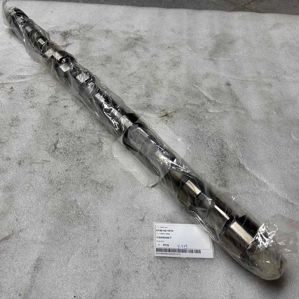 HIGH-QUALITY 6138-42-1010 CAMSHAFT for Komatsu Construction Equipment S6D110, SA6D110, S6D105 Excavator HIGH-QUALITY 6138-42-1010 CAMSHAFT for Komatsu Construction Equipment S6D110, SA6D110, S6D105 Excavator