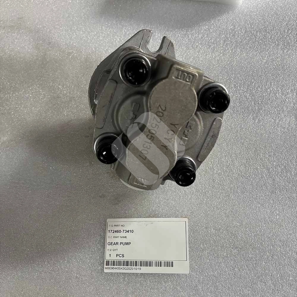 Komatsu HIGH-QUALITY EXCAVATOR PARTS MADE IN CHINA NEW 172460-73410 GEAR PUMP SPARKLING MACHINERY Komatsu HIGH-QUALITY EXCAVATOR PARTS MADE IN CHINA NEW 172460-73410 GEAR PUMP SPARKLING MACHINERY