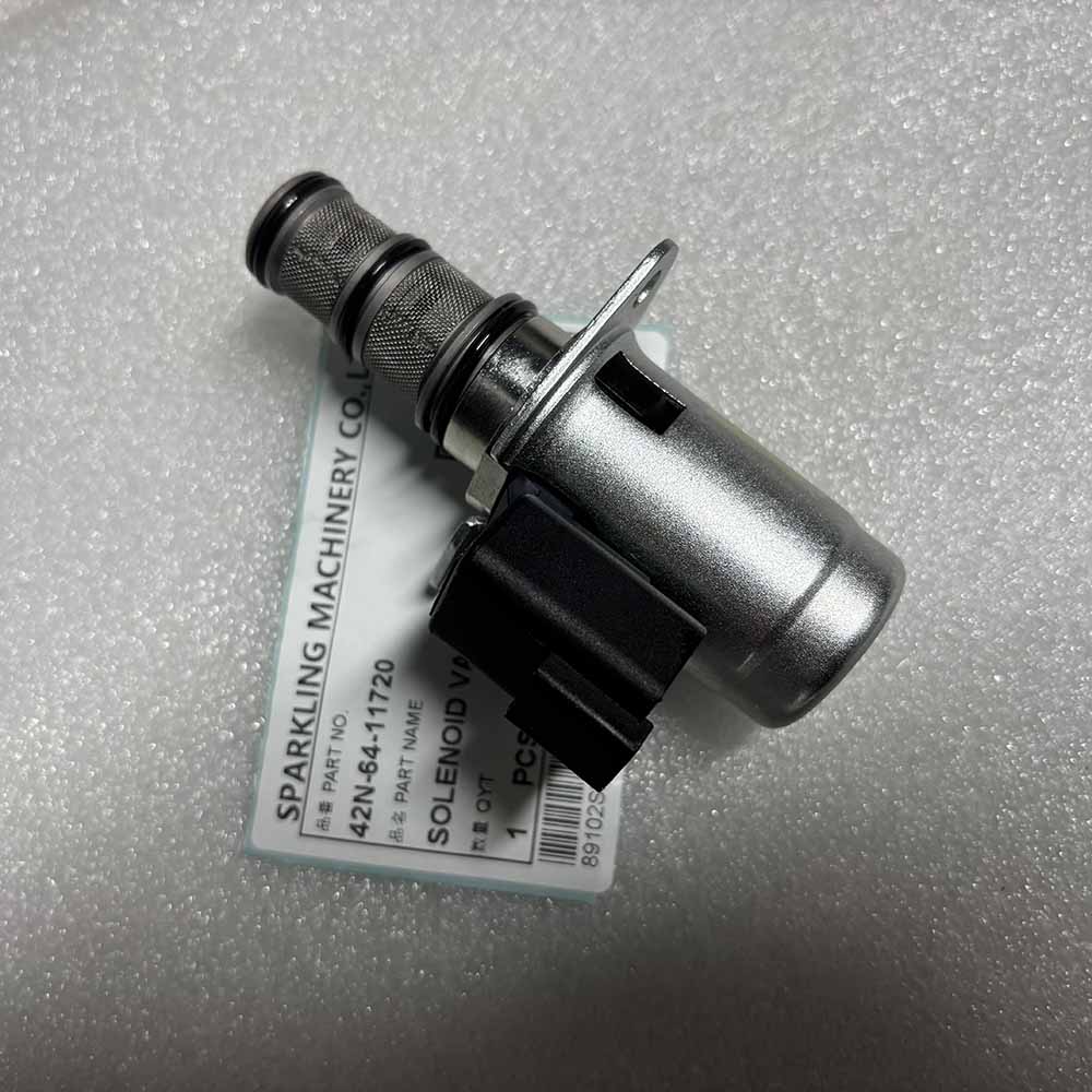 12V HIGH-QUALITY 42N-64-11720 SOLENOID VALVE for Komatsu Construction Equipment PC12R PC14R PC15R PC16R PC20R PC35MR Excavator 12V HIGH-QUALITY 42N-64-11720 SOLENOID VALVE for Komatsu Construction Equipment PC12R PC14R PC15R PC16R PC20R PC35MR Excavator