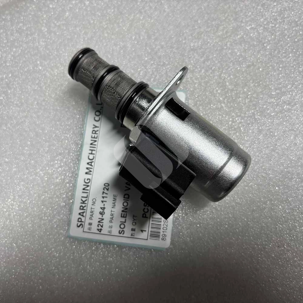 12V HIGH-QUALITY 42N-64-11720 SOLENOID VALVE for Komatsu Construction Equipment PC12R PC14R PC15R PC16R PC20R PC35MR Excavator 12V HIGH-QUALITY 42N-64-11720 SOLENOID VALVE for Komatsu Construction Equipment PC12R PC14R PC15R PC16R PC20R PC35MR Excavator