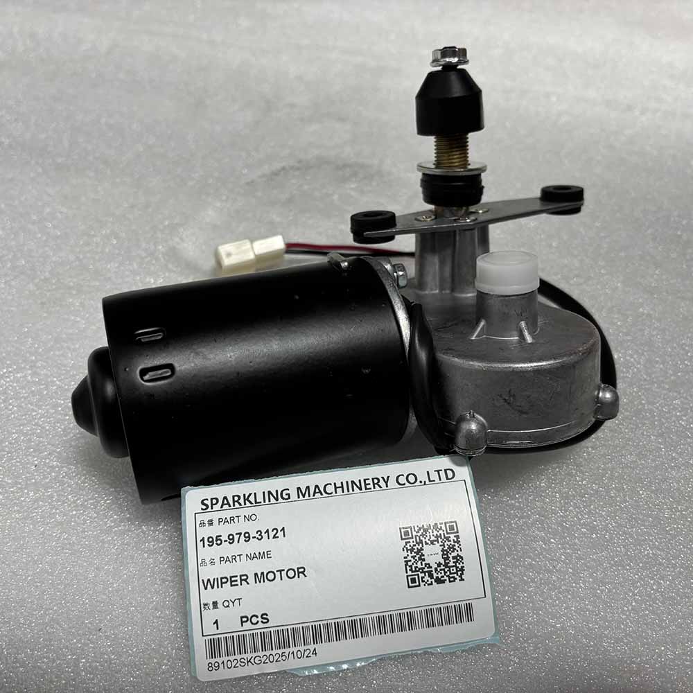 KOMATSU HIGH-QUALITY EXCAVATOR PARTS MADE IN CHINA NEW D150A D155A D355A 195-979-3121 WIPER MOTOR SPARKLING MACHINERY